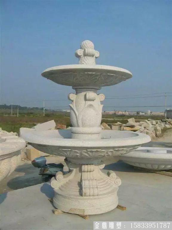 喷泉石雕塑，小区喷泉石雕3